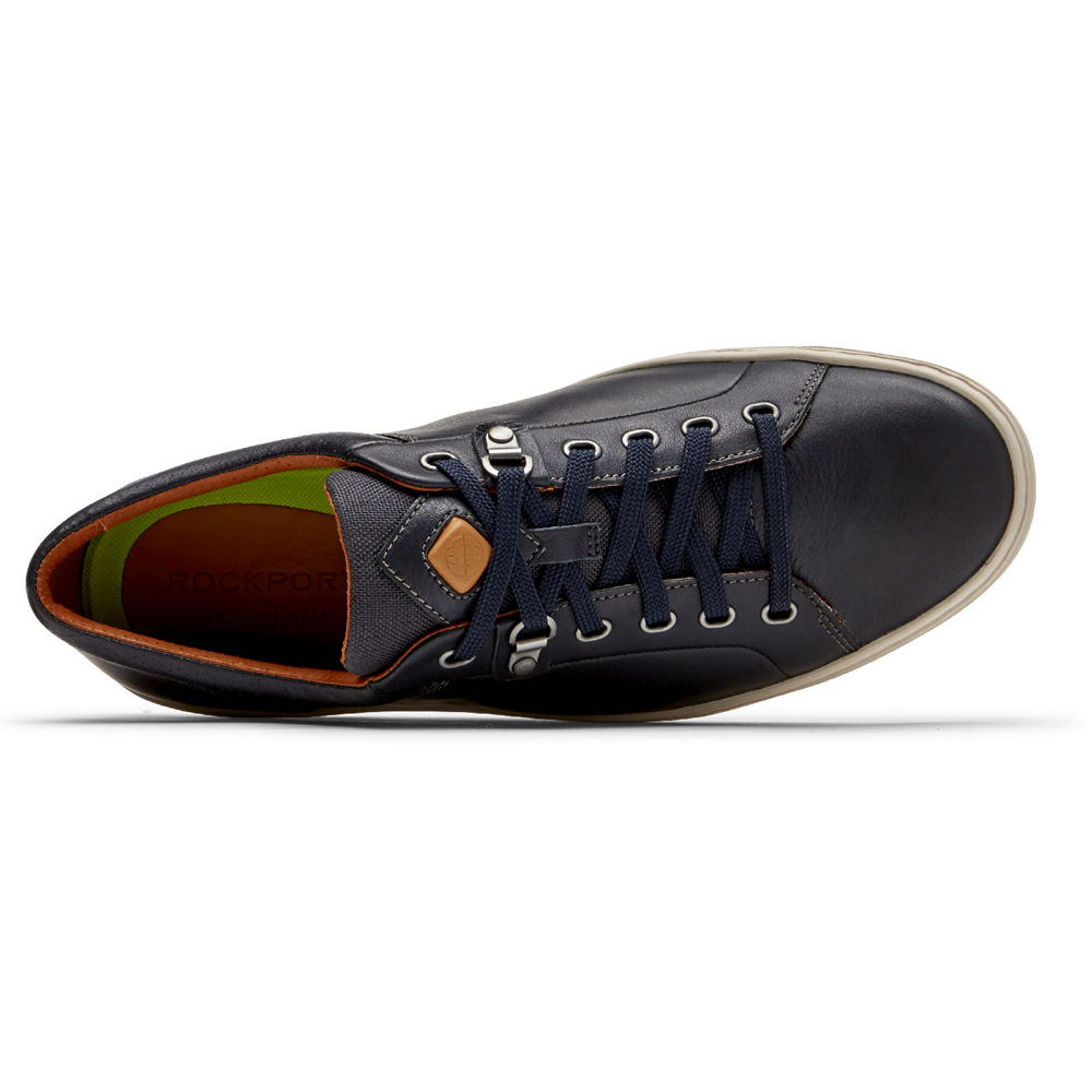 Tenis Rockport Homem Azuis - Lets Walk Cupsole Lace-To-Toe - 86357UIDH